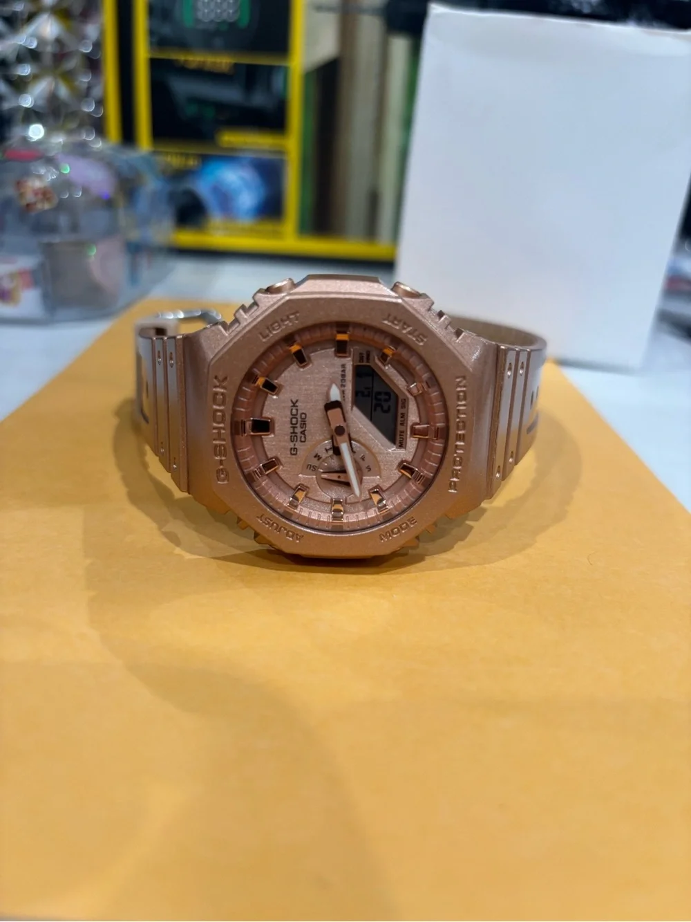 G-Shock Rose Gold Analog-Digital Sport Watch